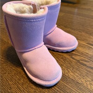 BearPaw Light Pink Suede Boots